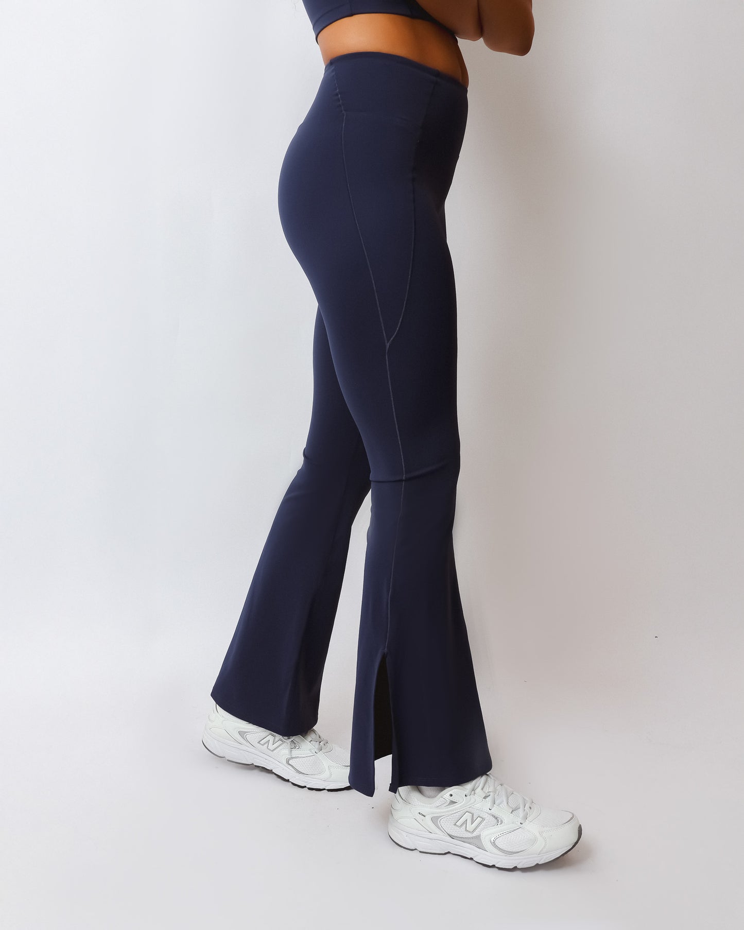 BARE Navy Flared Leg Pants