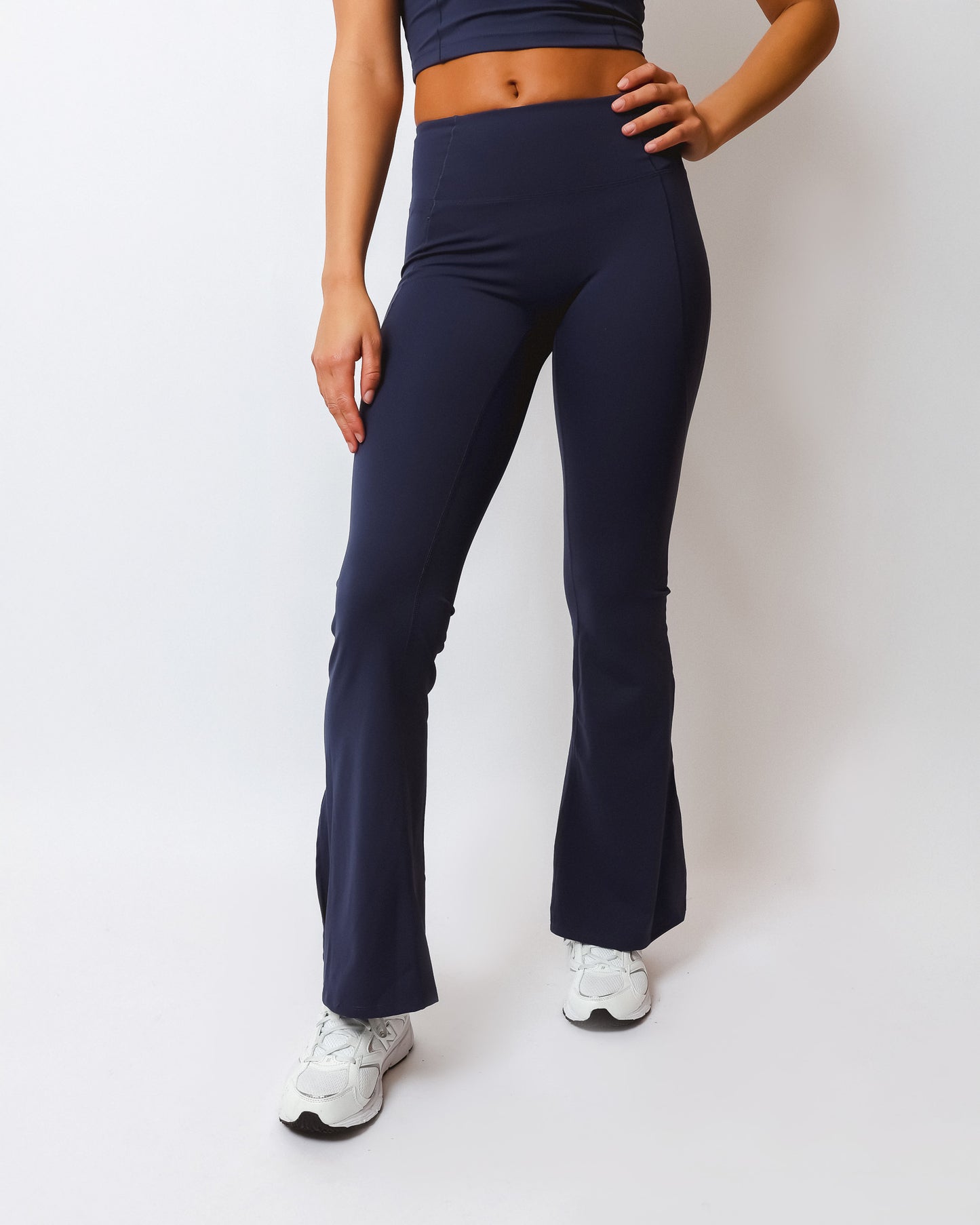 BARE Navy Flared Leg Pants